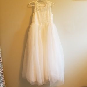 Beautiful flower girl or Christening dress